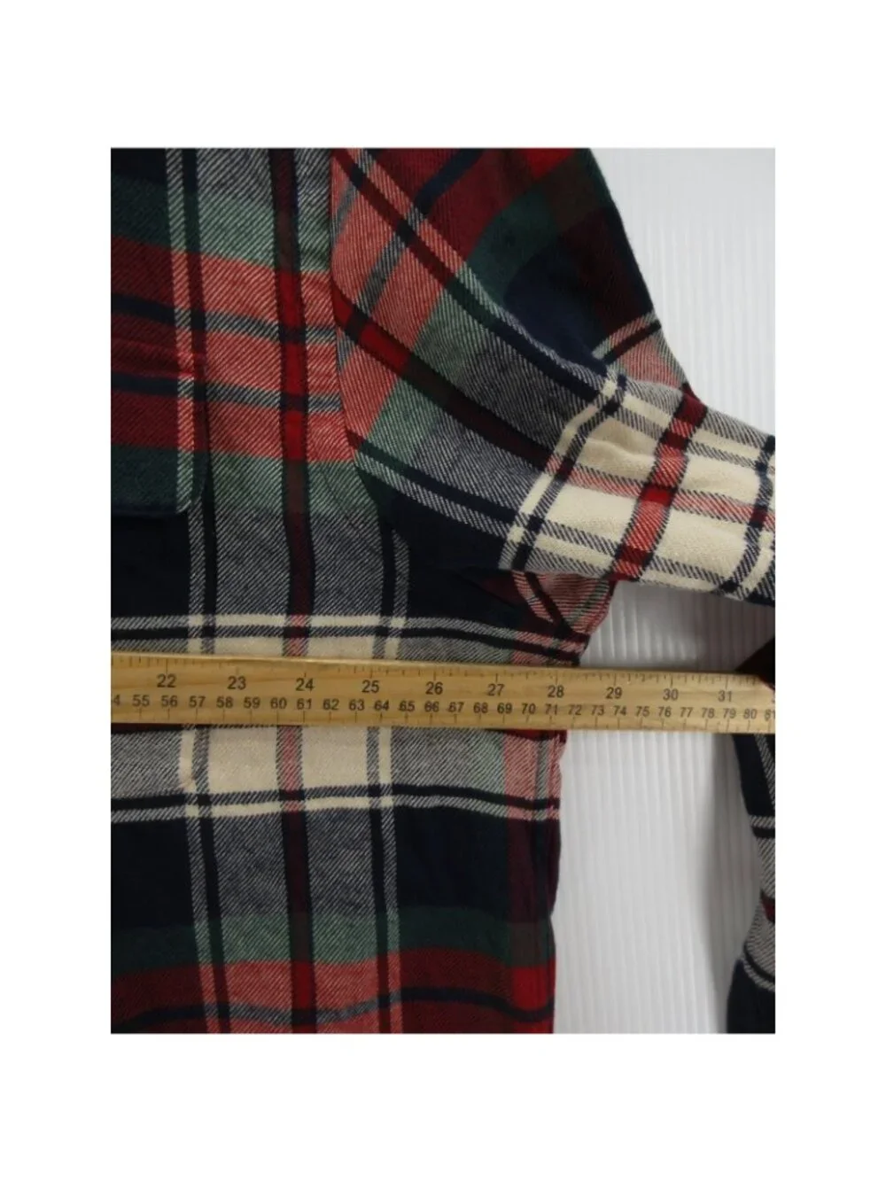 Polo Ralph Lauren Shirt XXL Flannel Loop Collar Plaid Classic Heritage